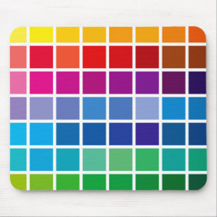 colour chart texture pattern background code palet mouse pad