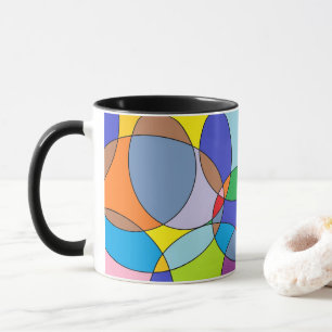 Colour Circles and Ovals Mug