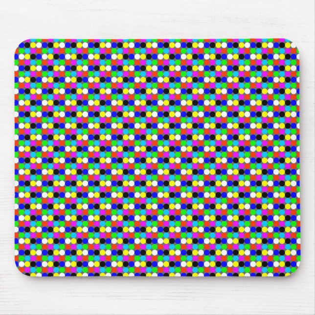 colour circles as mouse pad (Front)