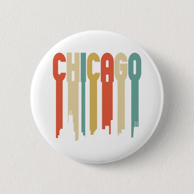 Colour City - Chicago 2 Inch Round Button (Front)