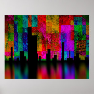 Colour City Vibrance Poster