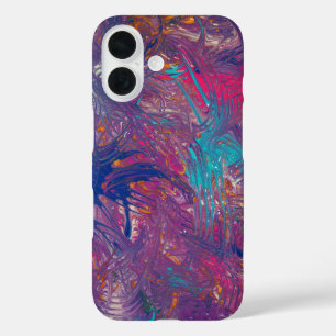 Colour Claws Vortex Design iPhone 16 Case