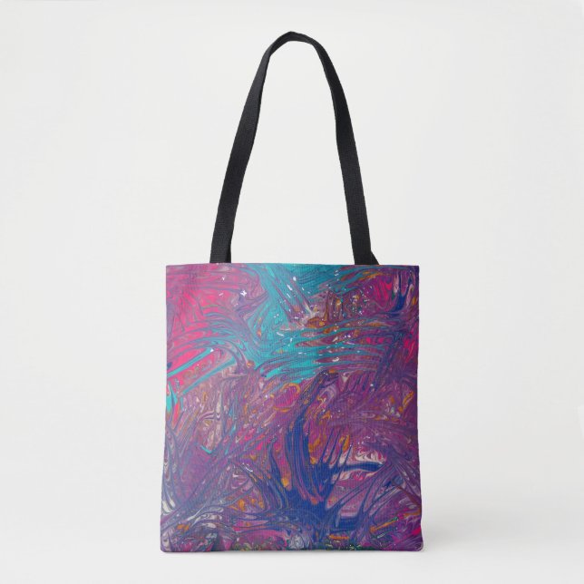 Colour Claws Vortex Design Tote Bag (Front)