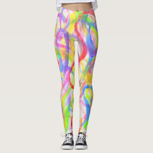 Colour Cloud Swirls Leggings