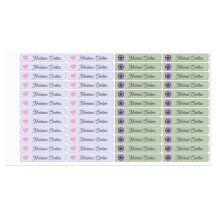 Colour Coded Boy Girl Custom Vinyl Kid Name School