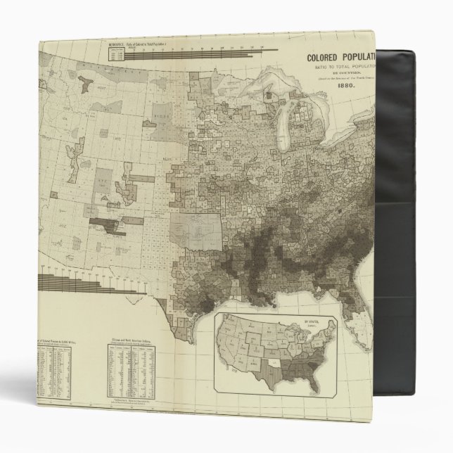 colour coded population by counties binder (Front/Inside)