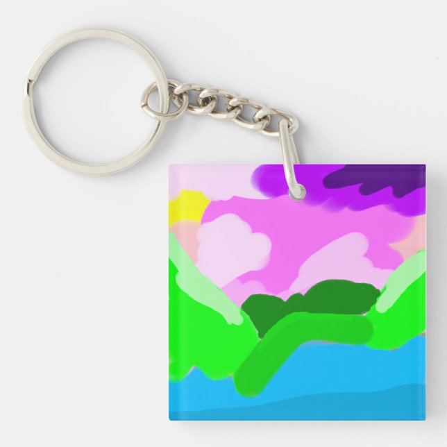 Colour Coded Scenery Keychain (Front)