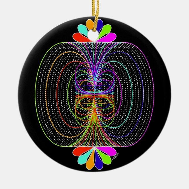 Colour Complements Ceramic Ornament (Front)