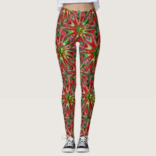 Colour Confusion Abstract Pattern Leggings