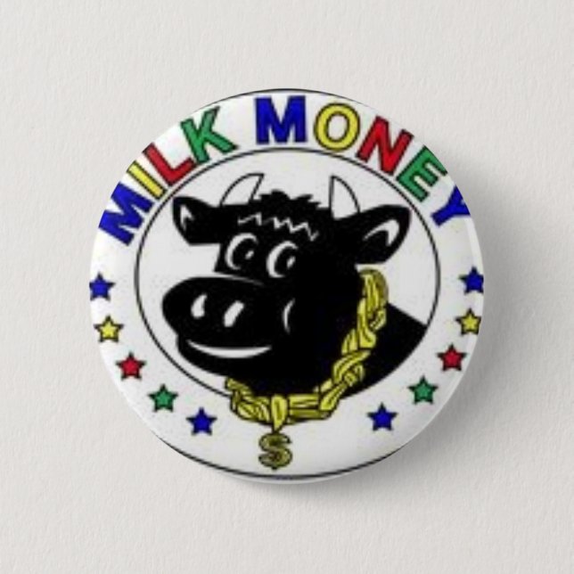 colour cow 2 inch round button (Front)