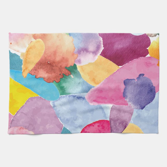 Colour crash 2 kitchen towel (Horizontal)