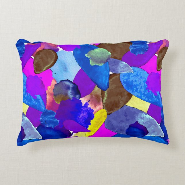 Colour crash 4 accent pillow (Front)