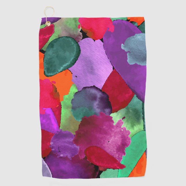 Colour crash golf towel (Front)