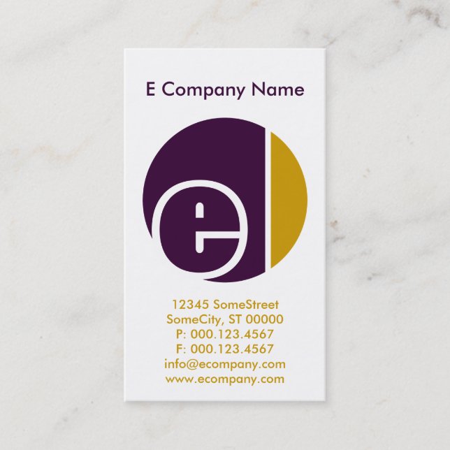 colour crush circles business card (Front)