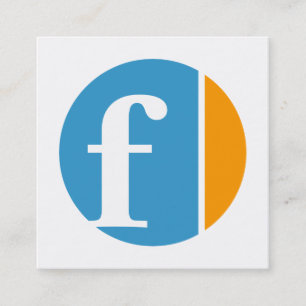 colour crush circles square business card
