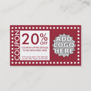colour customizable coupon