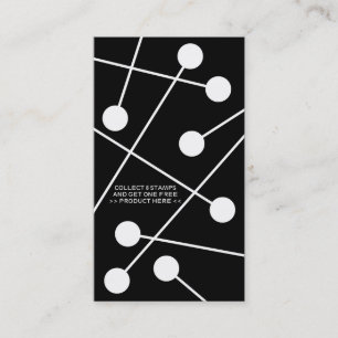 colour customizable frequent buyer card