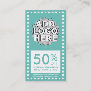 colour customizable simple coupon