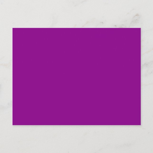 colour dark magenta postcard (Front)