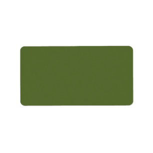 colour dark olive green label