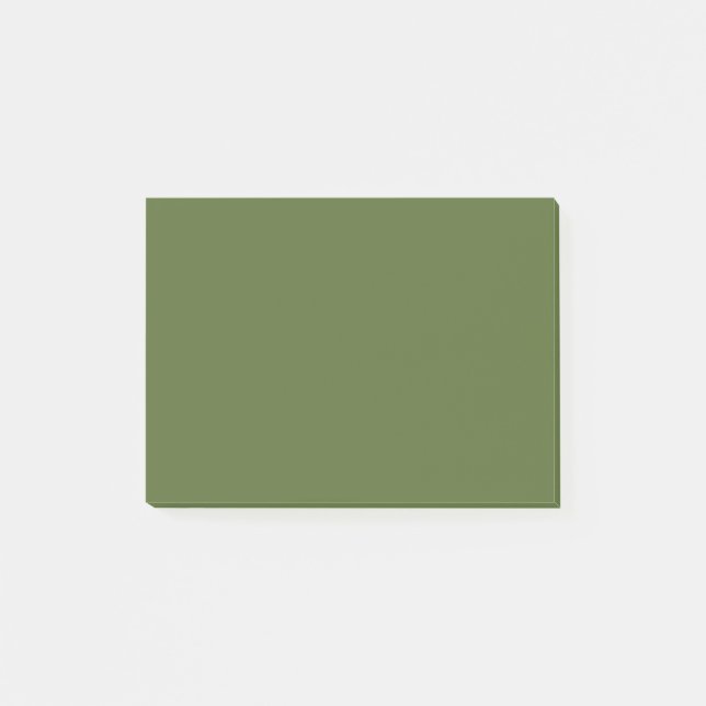 colour dark olive green post-it notes (Front)