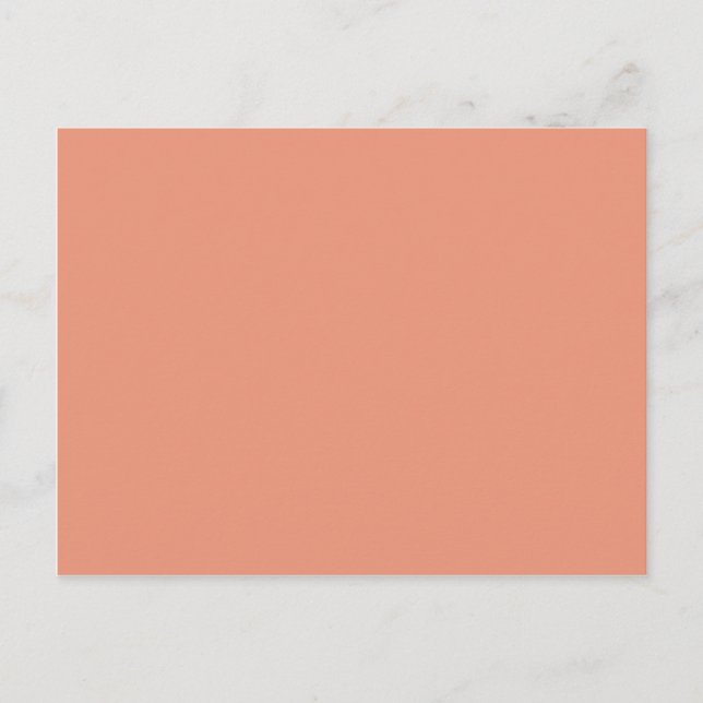 colour dark salmon postcard (Front)