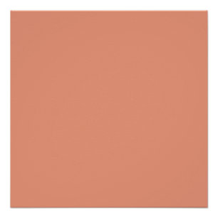 colour dark salmon poster