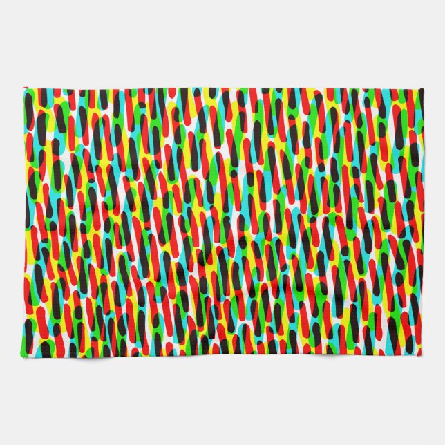 Colour Dashes 121216(01) Kitchen Towel (Horizontal)