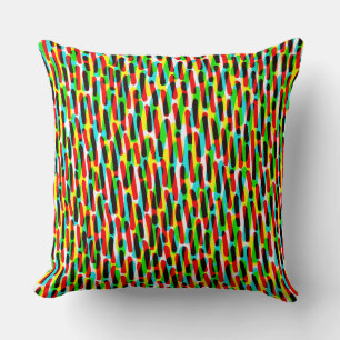 Colour Dashes 121216(01) Throw Pillow