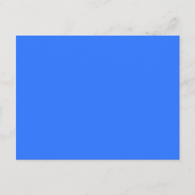 colour deep electric blue postcard (Front)