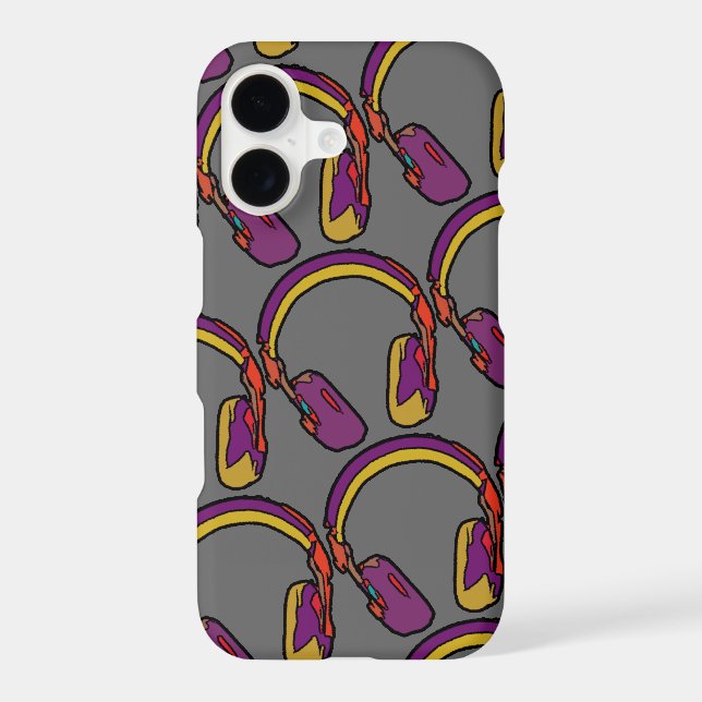 colour dj headphone (Back)