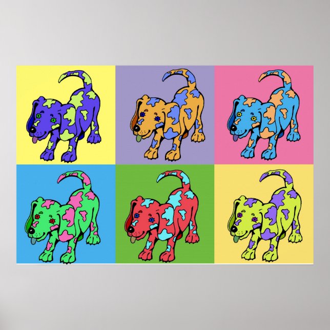 Colour Dogs Poster (Front)