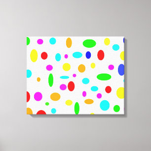 Colour Dots Canvas Print