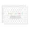 Colour Dots Modern Clean Neutral Baby Shower Invit