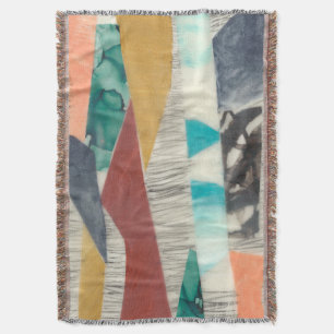 Colour Edge II Throw Blanket