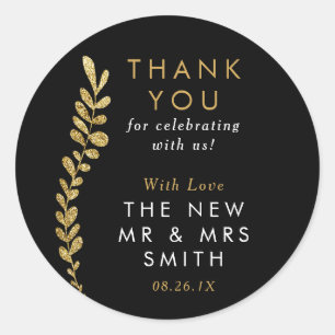 Colour Editable Gold Leaf Sticker, Favour Sticker