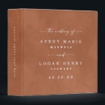 Colour Editable Terra Cotta Wedding Photo Album Binder<br><div class="desc">Modern Colour Editable Watercolor Terra Cotta Wedding Photo Album. This simple elegant design is beautify hand-painted with rich colours that are perfect for fall. Shown in the Terracotta Wedding Colour Palette colorway with gorgeous signature script font with tails, the ethereal watercolor wedding collection is sure to make your wedding memorable...</div>