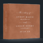 Colour Editable Terra Cotta Wedding Photo Album Binder<br><div class="desc">Modern Colour Editable Watercolor Terra Cotta Wedding Photo Album. This simple elegant design is beautify hand-painted with rich colours that are perfect for fall. Shown in the Terracotta Wedding Colour Palette colorway with gorgeous signature script font with tails, the ethereal watercolor wedding collection is sure to make your wedding memorable...</div>