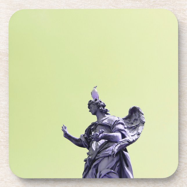 Colour effect, filtered, modern simple photography coaster (Front)