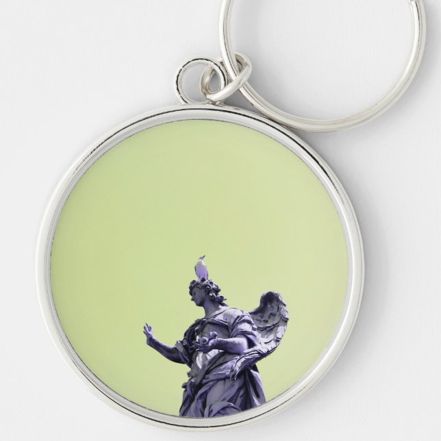 Colour effect, filtered, modern simple photography keychain (Front)