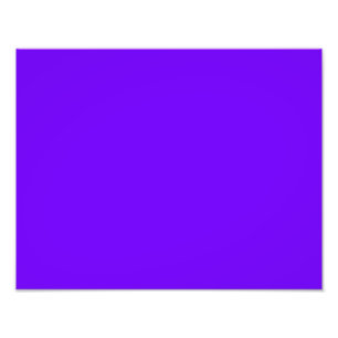 colour electric indigo photo print