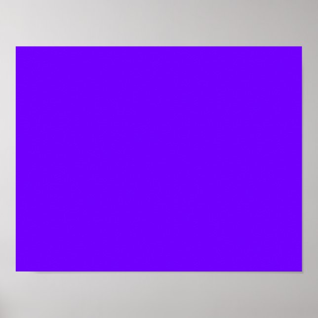 colour electric indigo poster (Front)