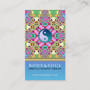 Colour Energy YinYang New Age Business Cards