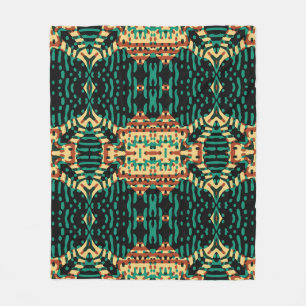 Colour Engraving pattern. Vintage illustrationabst Fleece Blanket