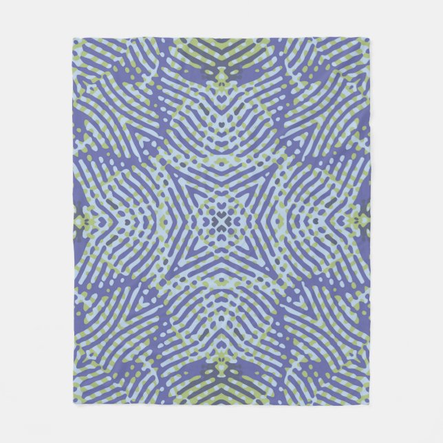Colour Engraving pattern. Vintage illustrationabst Fleece Blanket (Front)