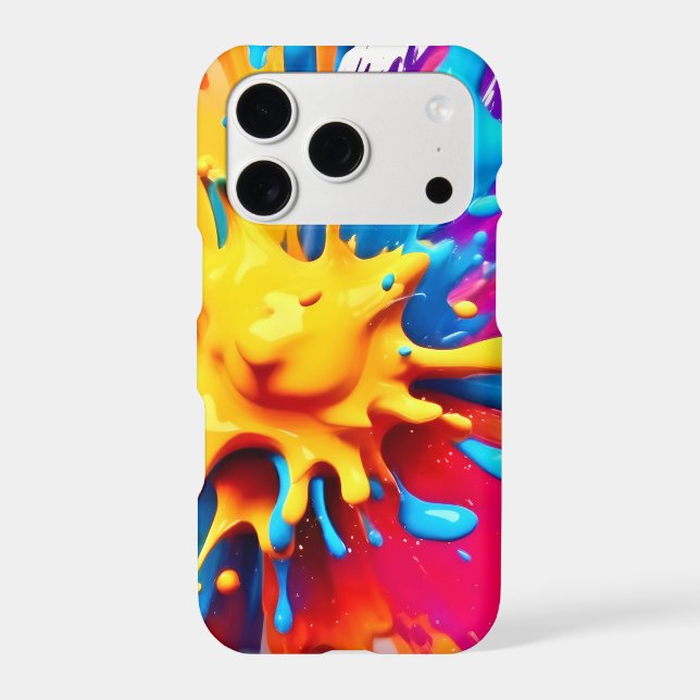 Colour Explosion: Abstract Paint Splatter (Back)