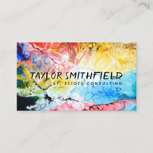 colour explosion business card (Front)