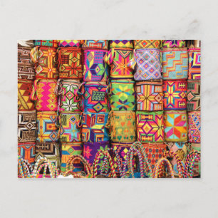 Colour explosion, Cartagena, Colombia Postcard
