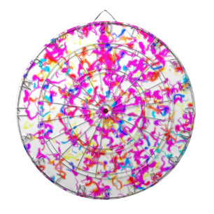 Colour explosion dartboard
