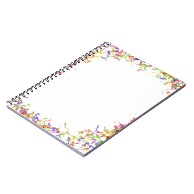 Colour explosion frame notebook (Left Side)